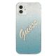 3. Guess GUHCP12SPCUGLSBL iPhone 12 mini 5.4" blue/blue hardcase Glitter Gradient Script