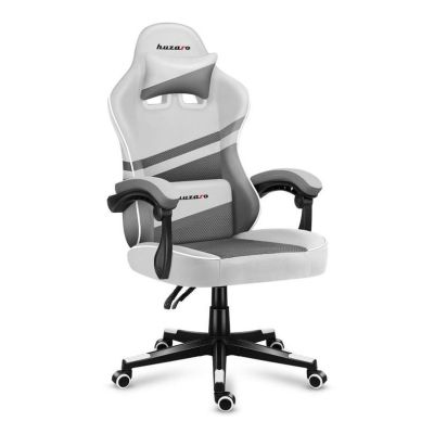 22. Huzaro Force 4.4 Gray Mesh Gaming Chair