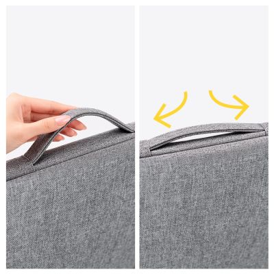 7. Wozinsky WTNP-17G 17" Laptop Bag with Retractable Handle - Gray