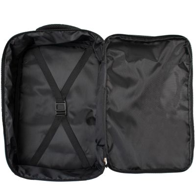 7. Black Travel Backpack for Air Travel with Laptop Compartment SEMI LINE