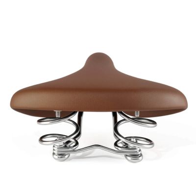 3. Rockbros 6800S retro comfort bicycle saddle - brown