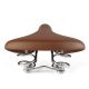 3. Rockbros 6800S retro comfort bicycle saddle - brown
