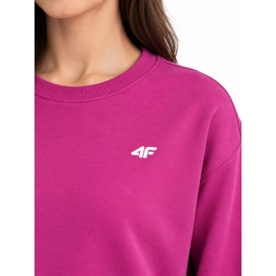 5. Women's round neck open sweatshirt 4F 4FWAW26TSWSF2672-54S