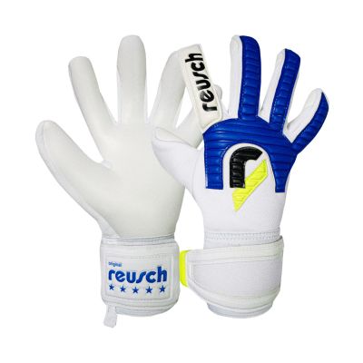 Reusch Legacy '86 Advance Goalkeeper Gloves White and Blue 5670206 1089