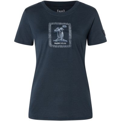 4. Women’s SUPER.NATURAL W Palm Island Bio J Tee navy blue