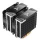 8. Jonsbo CR-2000GT CPU cooler with radiator and 12 cm fan, black, 1 pc.