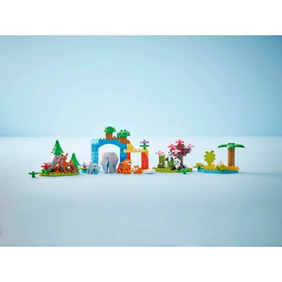 9. LEGO DUPLO TOWN 10446 Wild Animal Families 3in1