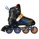 3. NH18190A 4-in-1 BRAVE BLUE-ORANGE ROLLER SKATES SIZE S (29-33) WITH NILS EXTREME HOCKEY BOARD
