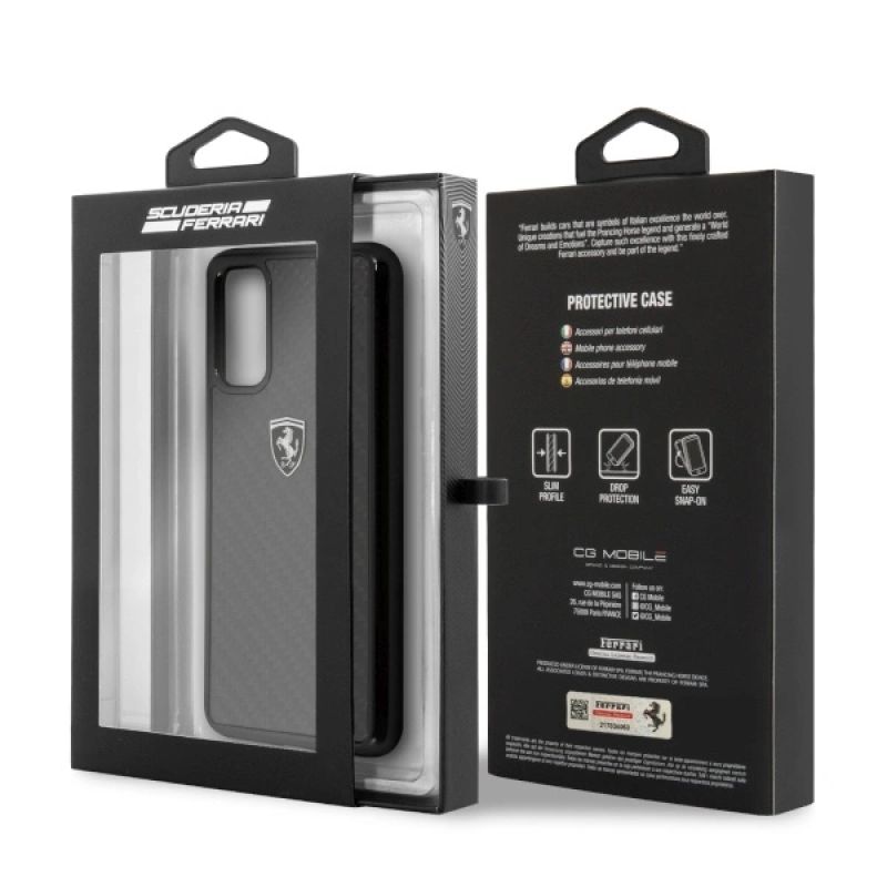 7. Ferrari Hardcase FEHCAHCS62BK S20 G980 black/black Carbon Heritage