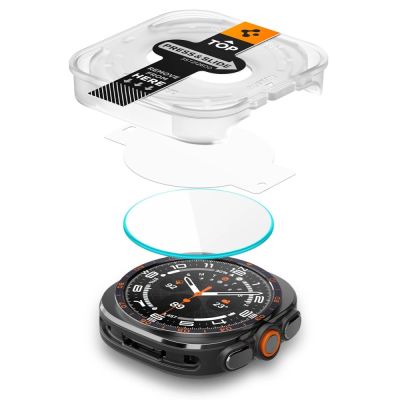 5. Spigen Glas.TR EZ Fit AC 2-Pack Tempered Glass for Samsung Galaxy Watch Ultra 47mm