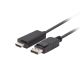 2. LANBERG KABEL DISPLAYPORT (M) V1.1->HDMI (M) 3M CA-DPHD-11CC-0030-BK