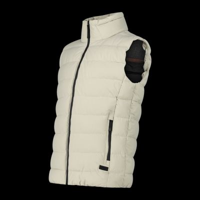 3. CMP men's insulated vest, winter sports vest, beige (34K0757/A238)