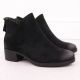 9. Women's ankle boots with a block heel, insulated, black, Potocki 12472