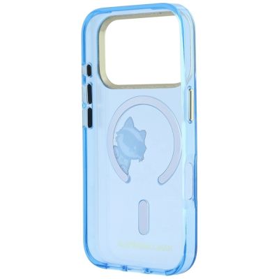 7. Karl Lagerfeld Peekaboo Logo MagSafe case for iPhone 18 Pro / 17 Pro - light blue