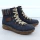 3. Women's navy blue ankle boots Rieker 73343-15