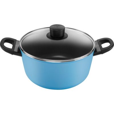 BALLARINI CAPRERA 2H pot with lid 24 cm blue