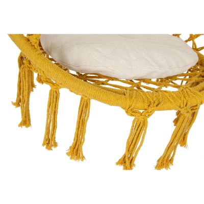 16. OPENWORK HAMMOCK HANGING CHAIR STORK'S NEST 80x60CM WITH HONEY PILLOW