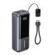 3. GEMBIRD POWERBANK 10000mAh, LCD DISPLAY, 20W FAST CHARGING, GRAY