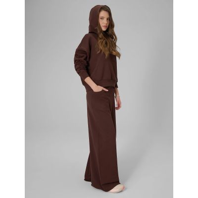 6. Women's wide-leg sweatpants 4F 4FRSS26TTROF2011-80S