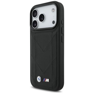 2. BMW M Quilted Logo MagSafe Case for iPhone 17 Pro - Black
