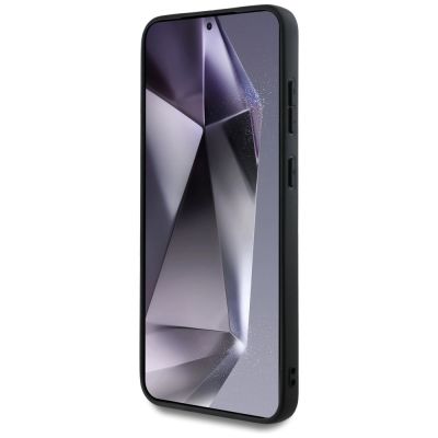 5. Guess Fixed Glitter Big 4G Metal Logo case for Samsung Galaxy S25 Plus black