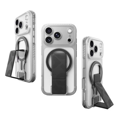 11. AmazingThing Titan Pro Lens Stand Set for iPhone 18 Pro with Magnetic Holder and Stand, Compatible with MagSafe - Transparent