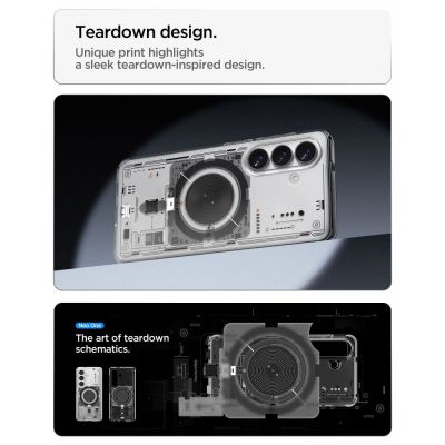 8. Spigen Ultra Hybrid Mag MagSafe Case for Samsung Galaxy S26 Neo One - Transparent