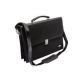 2. Wedo Ladies Flap-Over Briefcase Women's Bag Black