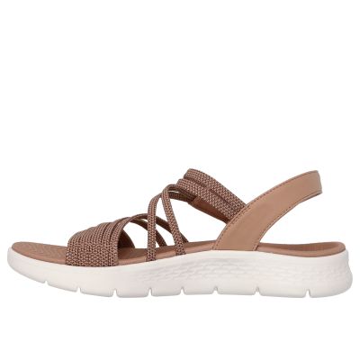 3. Skechers Women's GO WALK FLEX SANDAL EMMA 141473 TAN