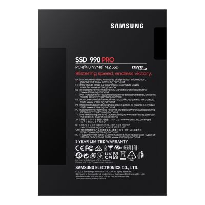 3. Samsung 990 PRO PCle 4.0 NVMe M.2 1TB SSD