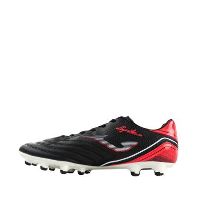 5. Joma Aquila FG football boots black and red AGUW2241