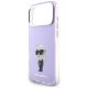6. Karl Lagerfeld IML Aquarelle Karl & Choupette & Logo MagSafe Case for iPhone 17 Pro Max - Purple