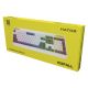 9. Hator Icefall white membrane gaming keyboard (black and white keys)