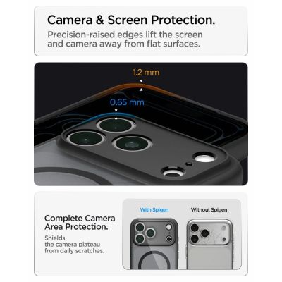 9. Spigen Ultra Hybrid MagSafe case for iPhone 18 Pro / 17 Pro - frost black