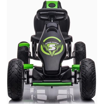 8. ENERO 18 PEDAL GO-KART BLACK AND GREEN