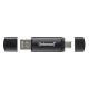 3. Intenso 3544492 USB Flash Drive 256GB USB Type-A / USB Type-C 3.2 Gen 1 (3.1 Gen 1) Black