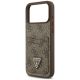 6. Guess 4G nauble Card Triangle Case for iPhone 18 Pro Max / 17 Pro Max – brown