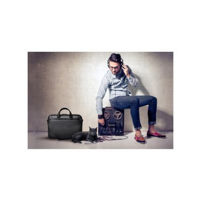 7. Port Designs Zurich Toploading 38.1 cm (15") Briefcase Black