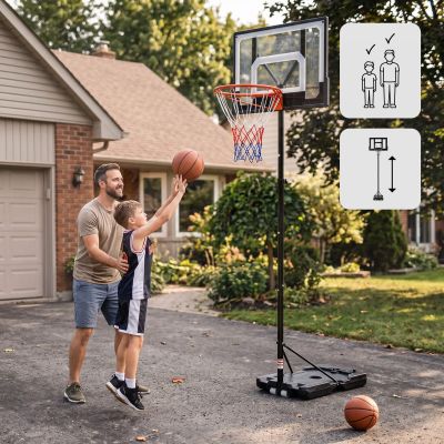 2. Meteor Denver Freestanding Basketball Hoop 108-210 cm