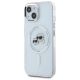 2. Karl Lagerfeld IML Metal Karl&Choupette Head MagSafe iPhone 14 Case - White