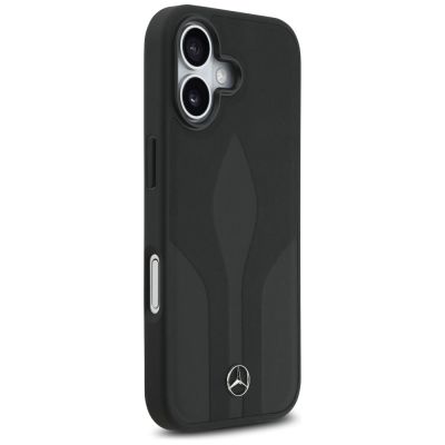 4. Mercedes Leather The Move MagSafe case for iPhone 17 - black