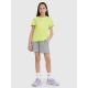 4. Girls' regular printed T-shirt 4F 4FJWSS25TTSHF1871-45S