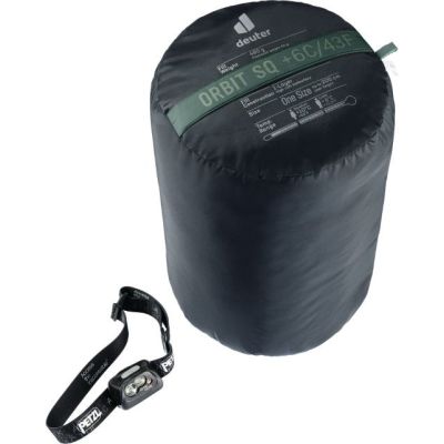8. Deuter Orbit SQ +6C/43F ivy/ink synthetic sleeping bag