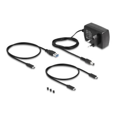 4. Delock - Memory Controller - Clone Function - 2.5", 3.5", M.2 (6.4 cm, 8.9 cm) - M.2 Card (PCIe NVMe and SATA) / SATA SSD - USB-C 3.2 (Gen 2x1)