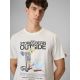 4. Men's regular printed T-shirt 4F 4FRSS26TTSHM3811-11S