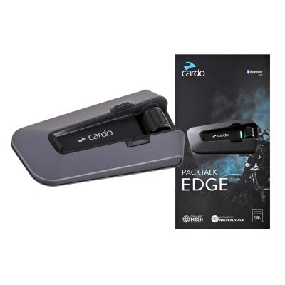 2. CARDO PACKTALK EDGE SINGLE Motorcycle Intercom