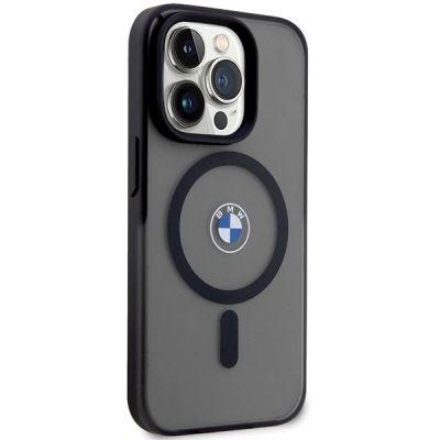 4. BMW Signature MagSafe Case for iPhone 14 Pro - Black