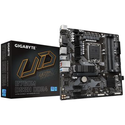 6. Gigabyte B760M DS3H DDR4 Motherboard