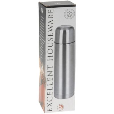 12. EXCELLENT HOUSEWARE SILVER 750ML TRAVEL THERMOS