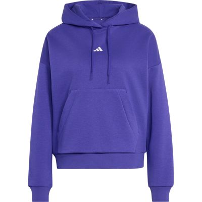 Women's adidas Essentials Small Logo Feel Cozy Hoodie Purple KF8402